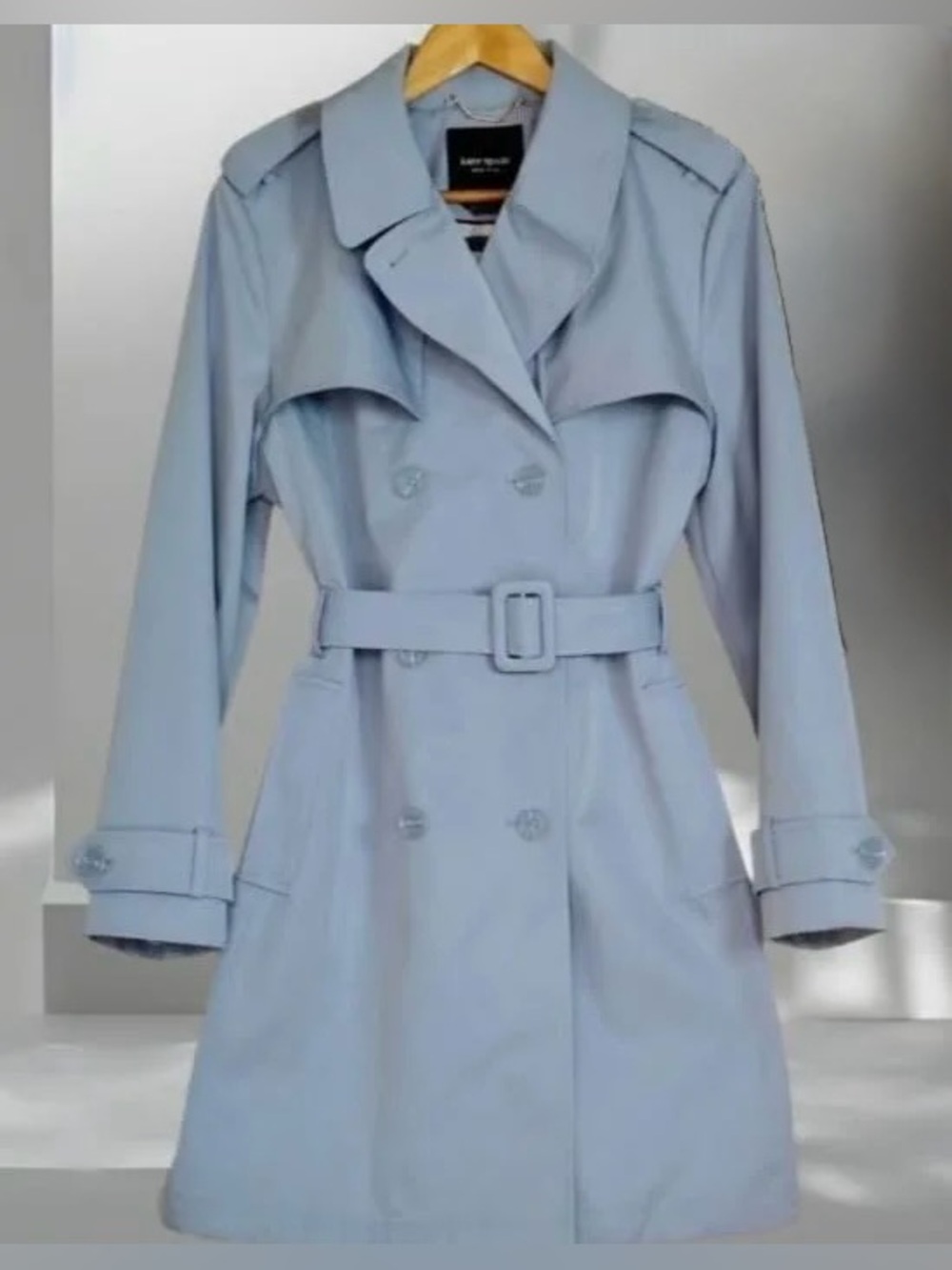 NWT gorgeous Kate Spade Women's Pleated Back Water-Resistant Trench Coat